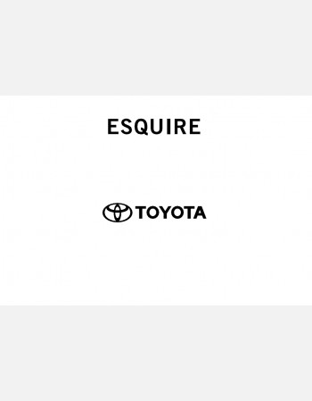 toyota esquire hybrid 2020 2021 2022 2023 & 2024 owners manual